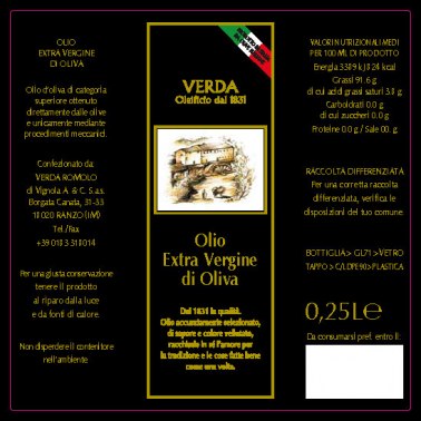 Olio EVO Filtrato 0,25L