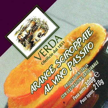 Arance sciroppate al Vino Passito 210 gr