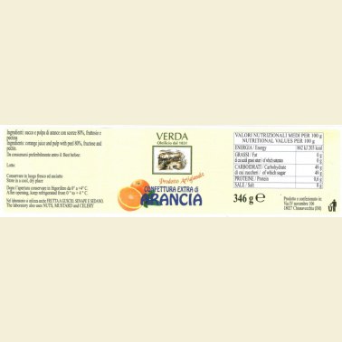 Confettura extra di frutta 346 gr